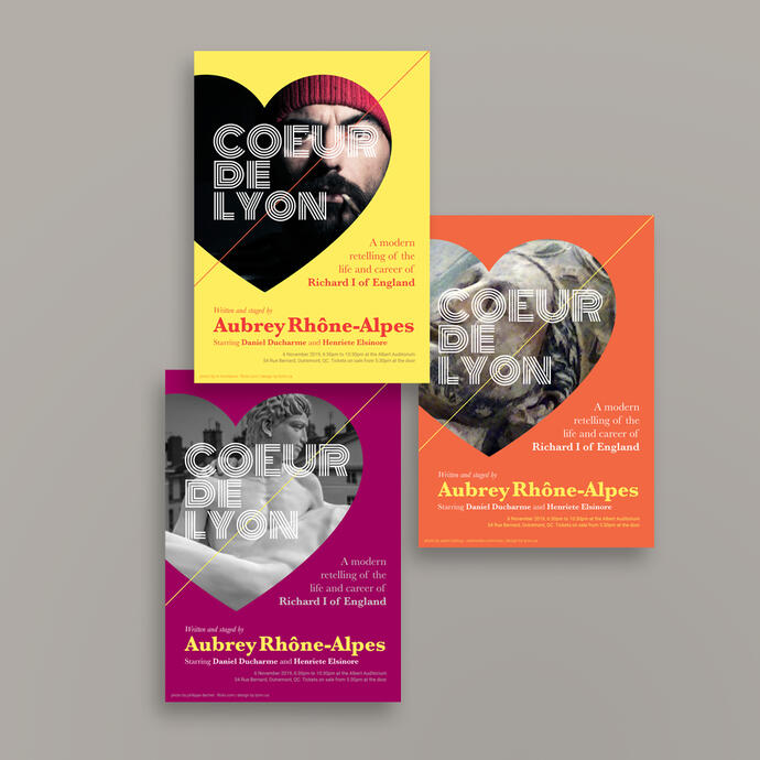 Postcard Design (Coeur de Lyon)