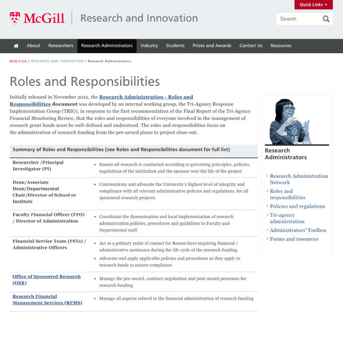 McGill RI Proposed Redesign