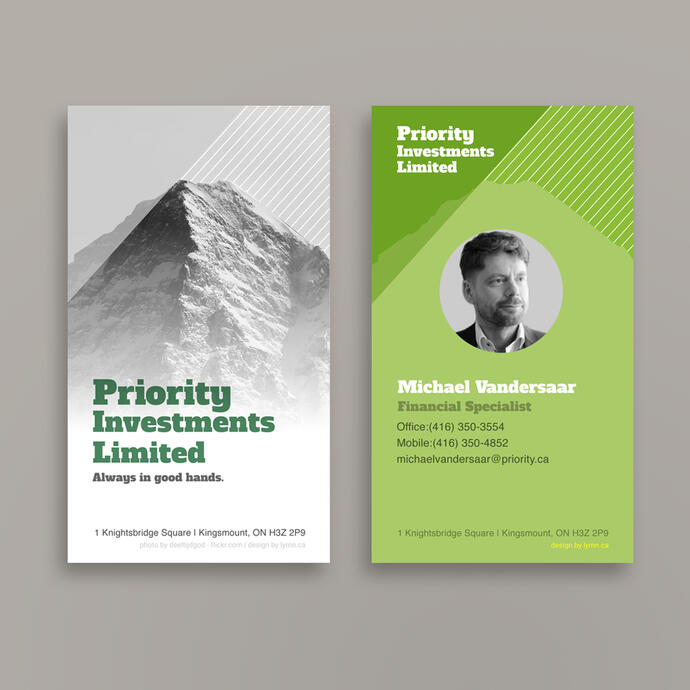 Business Cards (Priority Investments)